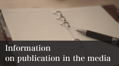 Information on publication in the media